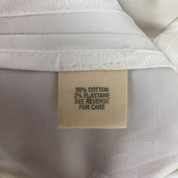 Elizabeth & James White Button Blazer Jacket Sz 2 - Picture 10 of 11